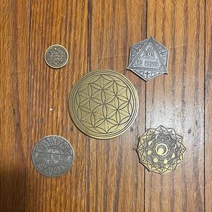 Fiendies fortune telling coin set